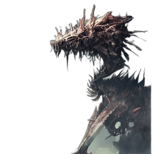 dragon, creature, animal, weapon, concept art, fantasy art, pixel art, comic book art transparent PNG cut-out