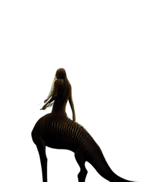animal, creature, hair, dress, concept art, 3d render, fantasy art, photorealistic transparent PNG cut-out