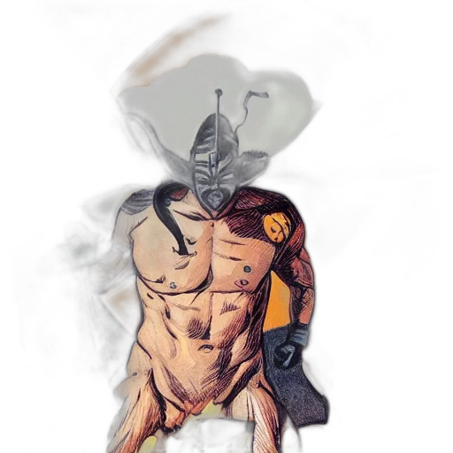 mask, sword, weapon, jacket transparent PNG cut-out