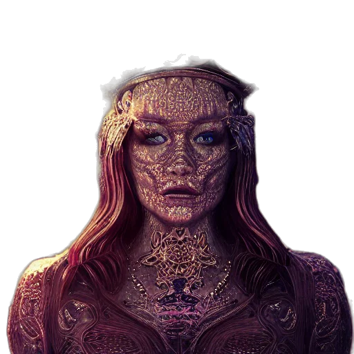 mask, face, crown, jewelry, concept art, 3d render, fantasy art, photorealistic transparent PNG cut-out