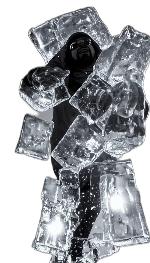 bottle, face, robot, jacket transparent PNG cut-out