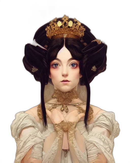 crown, face, mask, jewelry transparent PNG cut-out
