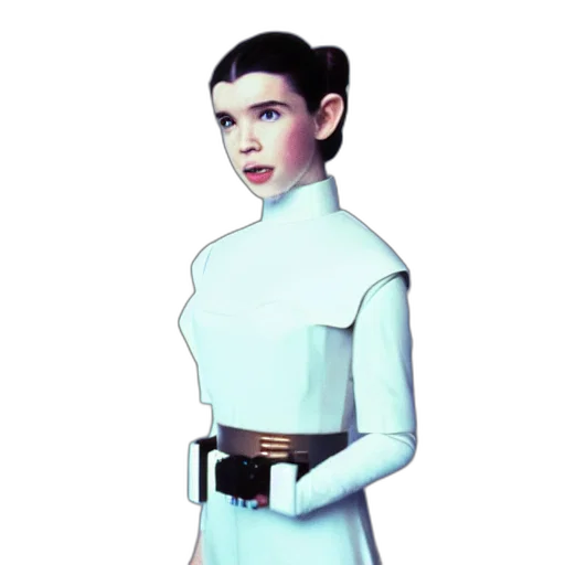 staff, robot, dress, jewelry, concept art, 3d render, pixel art, fantasy art transparent PNG cut-out