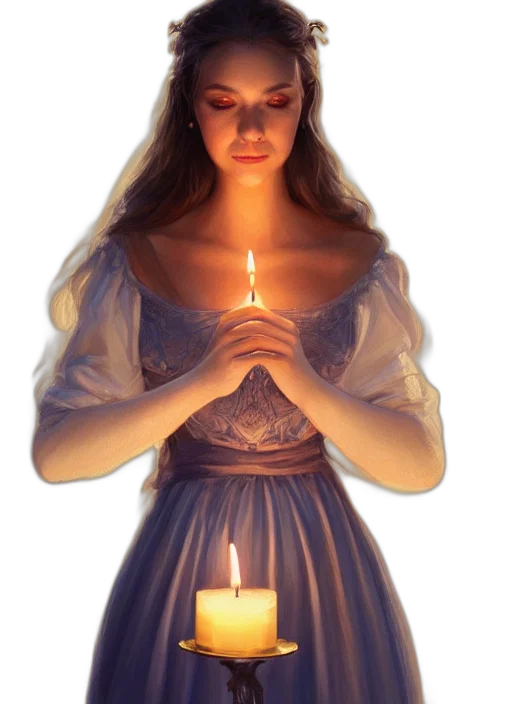 dress, jewelry, face, photorealistic transparent PNG cut-out