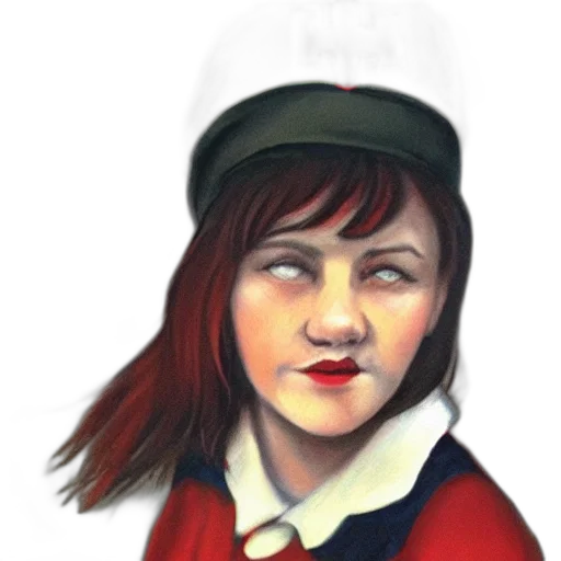hat, face, staff, photorealistic transparent PNG cut-out