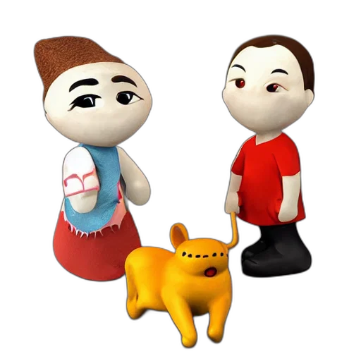 staff, animal, 3d render, concept art transparent PNG cut-out