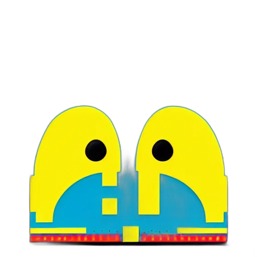 shoes, hat, mask, face, 3d render, pixel art, concept art, cartoon transparent PNG cut-out