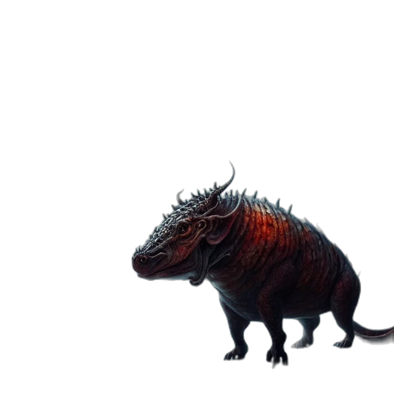 dragon, creature, animal, hair transparent PNG cut-out