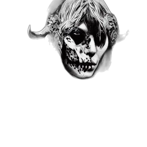mask, face, jewelry, creature, photorealistic, concept art, fantasy art, comic book art transparent PNG cut-out