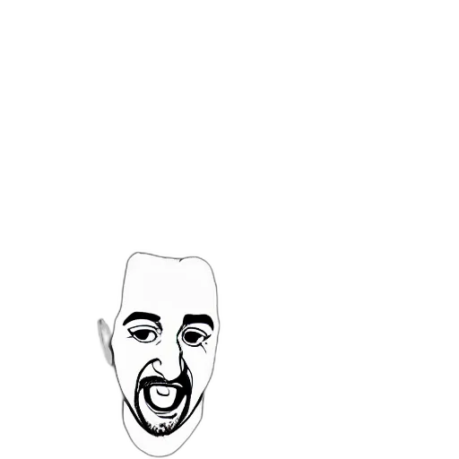 face, mask, cartoon, photorealistic transparent PNG cut-out
