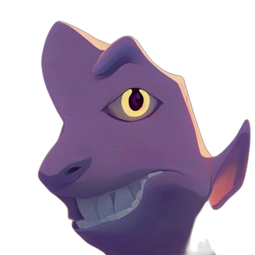 dragon, creature, staff, animal transparent PNG cut-out