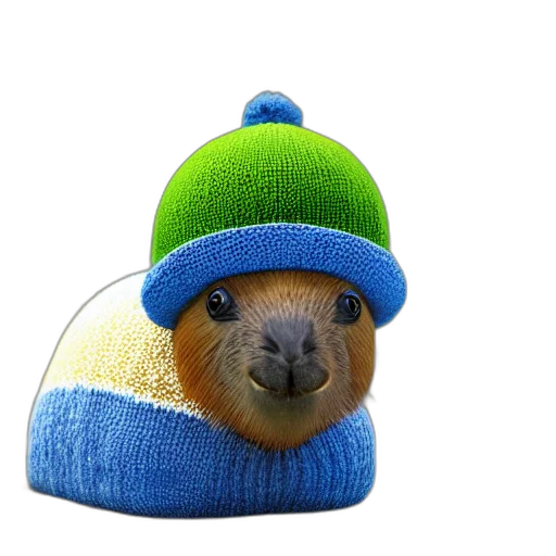 hat, animal, creature, face transparent PNG cut-out