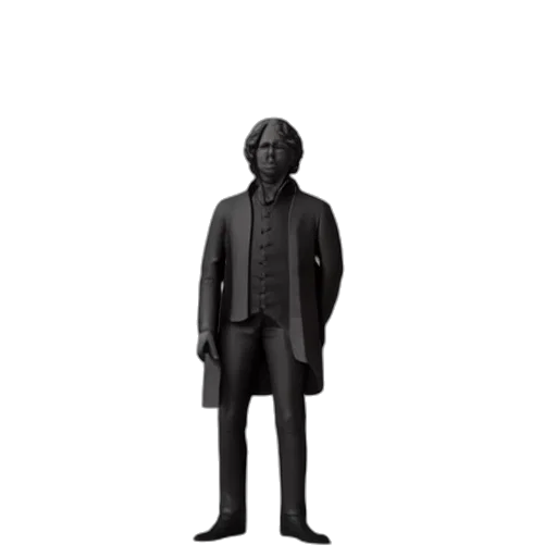 jacket, staff, 3d render, concept art, mozart, beethoven, bach, liszt transparent PNG cut-out