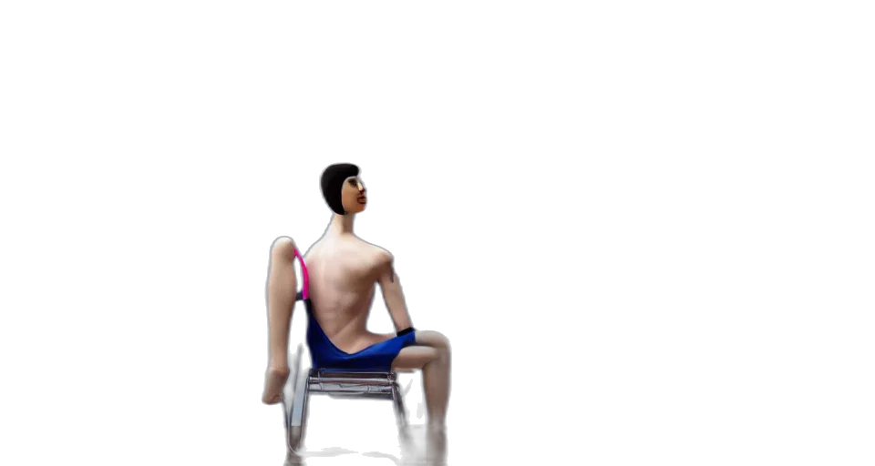 furniture, staff, robot, dress, 3d render, concept art, pixel art, vaporwave transparent PNG cut-out