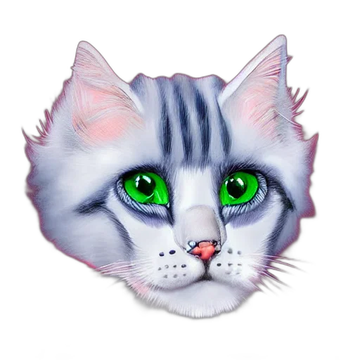 animal, face, staff, photorealistic transparent PNG cut-out
