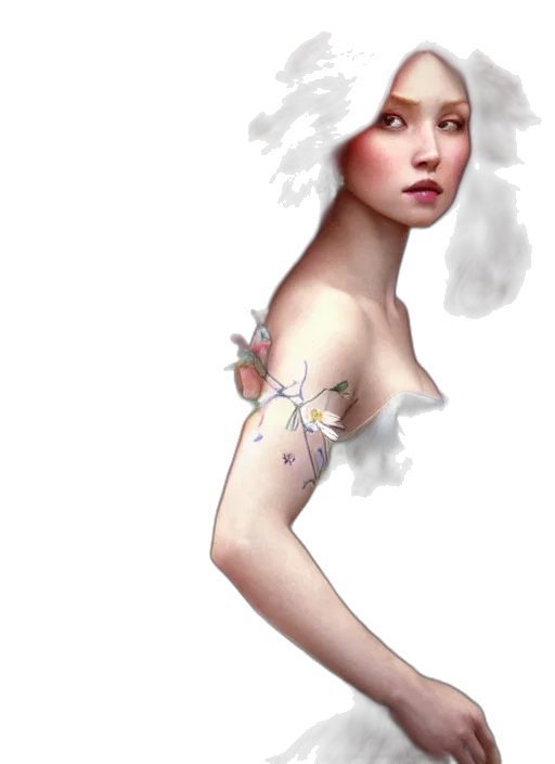 dress, crown, jewelry, face transparent PNG cut-out