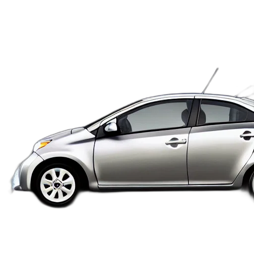 car, 3d render, photorealistic, concept art, space, grey, 2008, toyota transparent PNG cut-out