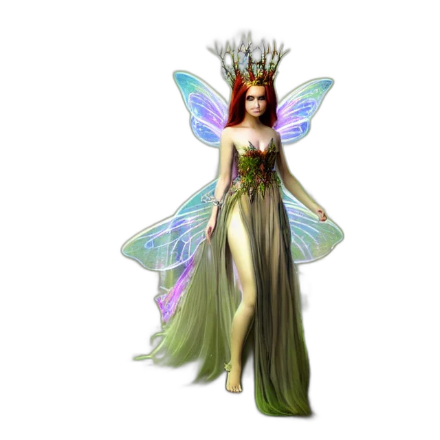 dress, fantasy art, concept art, 3d render transparent PNG cut-out