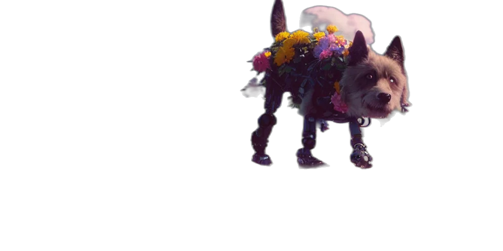 creature, animal, robot, flower transparent PNG cut-out