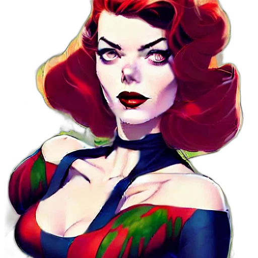 comic book art, concept art, cartoon, pixel art, red, green, neon, dark transparent PNG cut-out