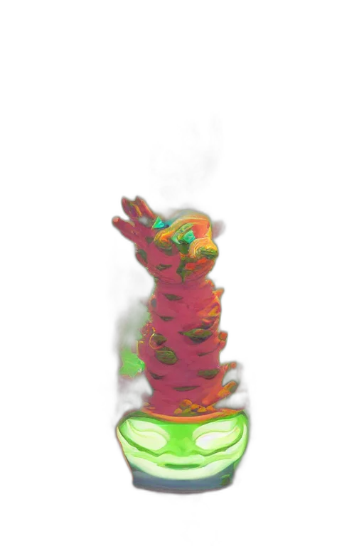 crown, bottle, dragon, food, 3d render, concept art, vaporwave, pixel art transparent PNG cut-out