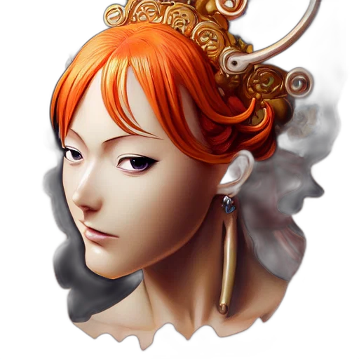 crown, jewelry, face, staff transparent PNG cut-out