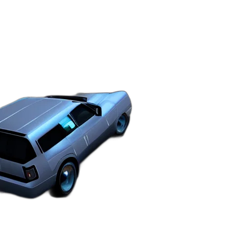 car, robot, weapon, 3d render, concept art, photorealistic, vaporwave, still transparent PNG cut-out