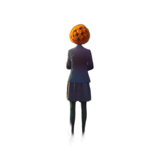 dress, mask, staff, face transparent PNG cut-out