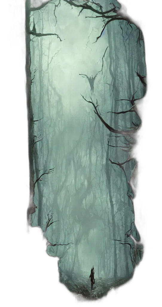 tree, dress, sword, staff transparent PNG cut-out