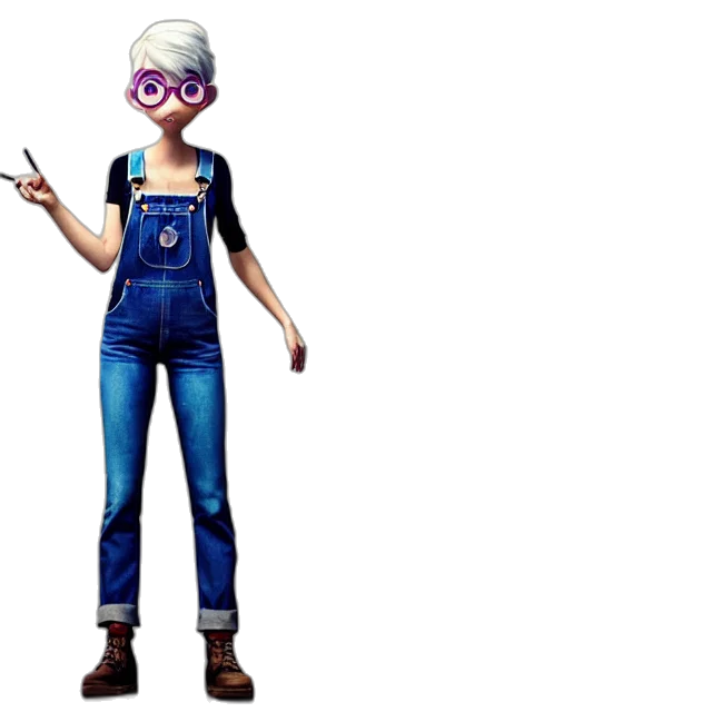 staff, 3d render, concept art, cartoon, fantasy art, full, body, pose transparent PNG cut-out