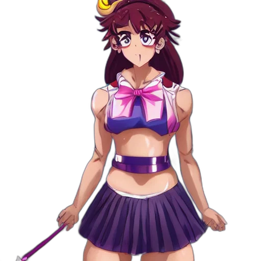staff, dress, crown, weapon transparent PNG cut-out