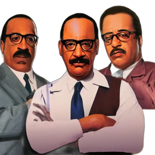 cartoon, concept art, comic book art, los, pollos, hermanos transparent PNG cut-out