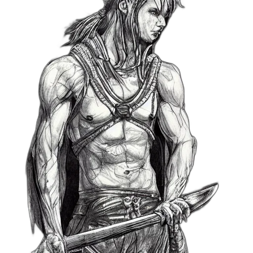 sword, weapon, staff, fantasy art transparent PNG cut-out