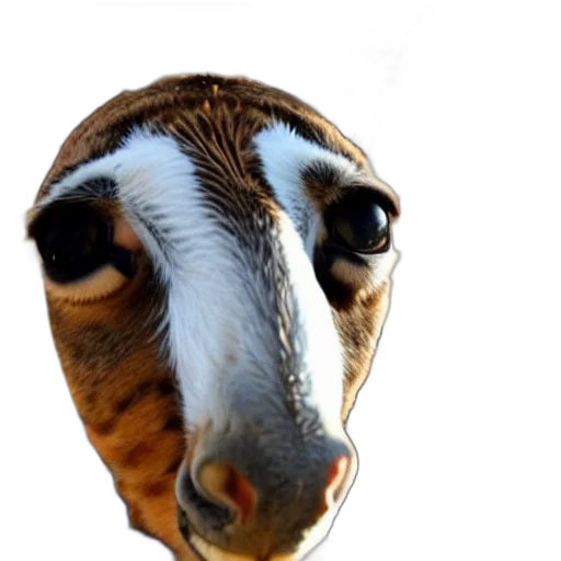 animal, mask, face, creature, photorealistic, 3d render, concept art, watercolor transparent PNG cut-out