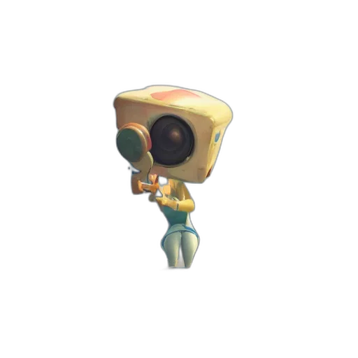 robot, staff, creature, weapon, 3d render, concept art, pixel art, fantasy art transparent PNG cut-out