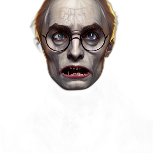 mask, face, creature, staff, concept art, photorealistic, fantasy art, 3d render transparent PNG cut-out