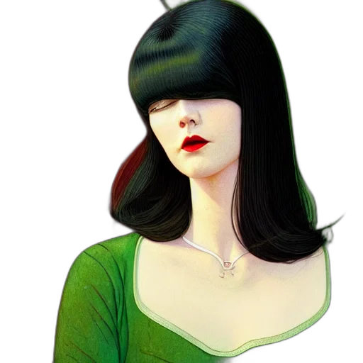 hat, face, jewelry, dress transparent PNG cut-out