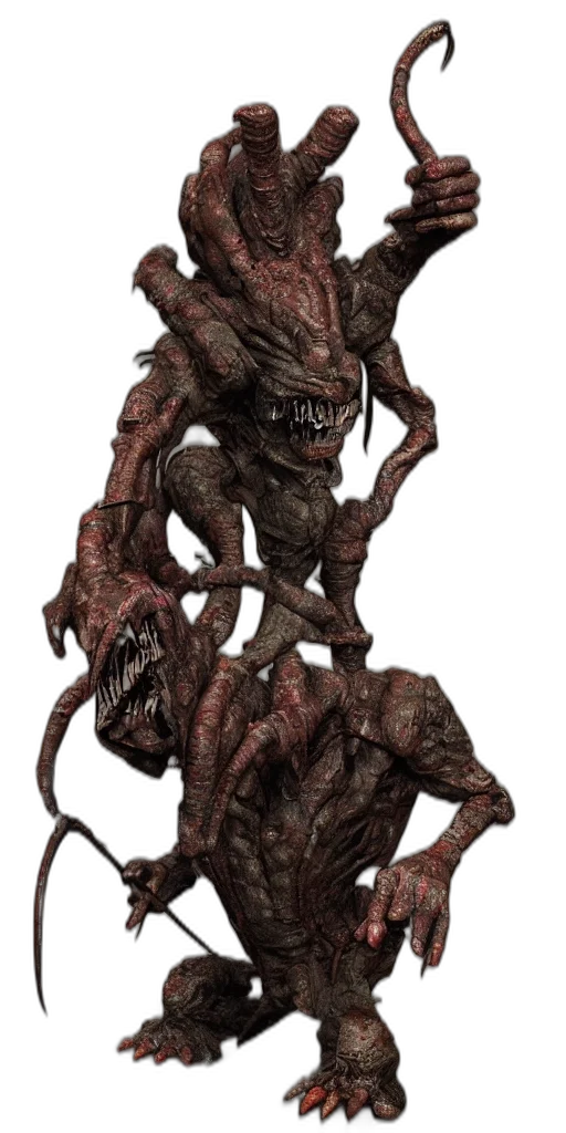 creature, dragon, animal, staff transparent PNG cut-out