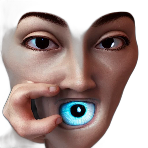 robot, mask, face, cyberpunk, 3d render, concept art, photorealistic, headshot transparent PNG cut-out