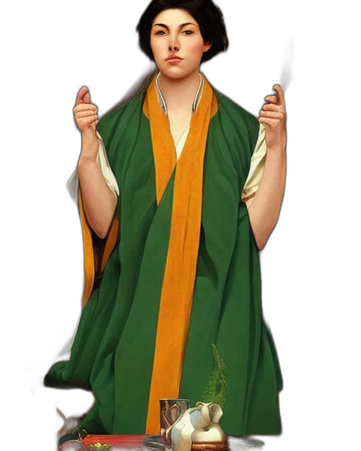 staff, dress, concept art, fantasy art, pixel art, photorealistic, green, dalai transparent PNG cut-out