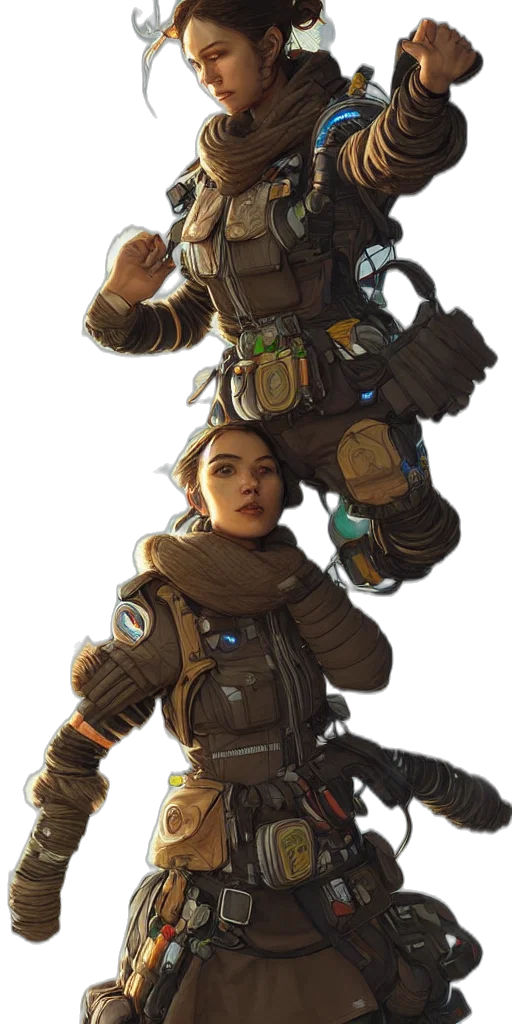 staff, jacket, weapon, face transparent PNG cut-out