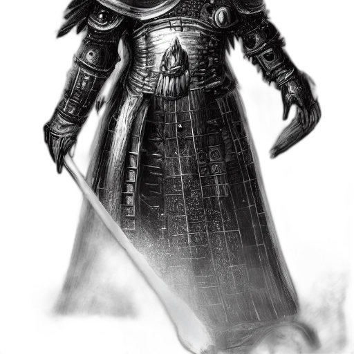 sword, staff, weapon, mask, fantasy art, concept art, pencil sketch, comic book art transparent PNG cut-out