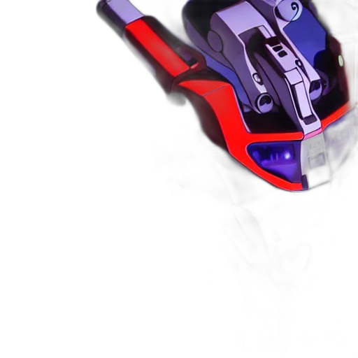 car, robot, weapon, shoes, 3d render, photorealistic, concept art, vaporwave transparent PNG cut-out