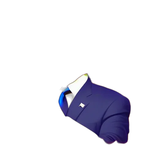 hat, mask, umbrella, jacket, 3d render, concept art, vaporwave, pixel art transparent PNG cut-out