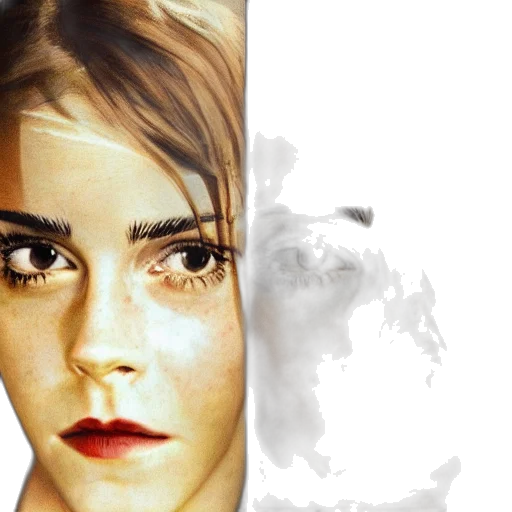 face, mask, photorealistic, oil painting transparent PNG cut-out