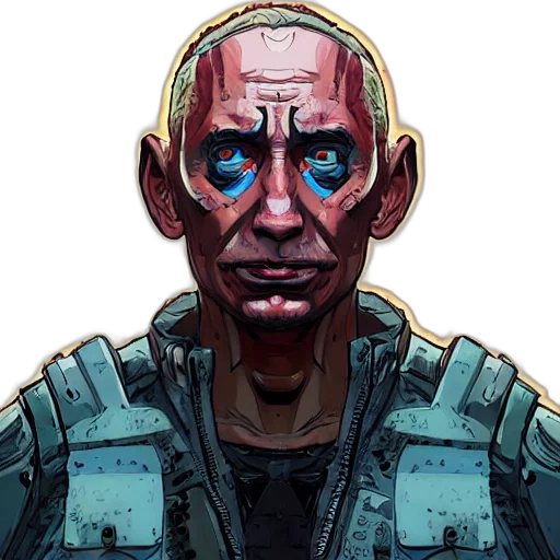 face, robot, mask, jacket transparent PNG cut-out