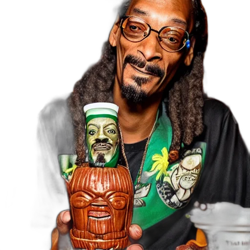 bottle, photorealistic, cartoon, snoop transparent PNG cut-out