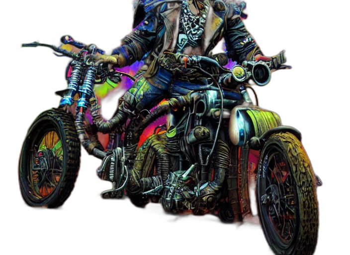 jacket, weapon, cyberpunk, concept art transparent PNG cut-out