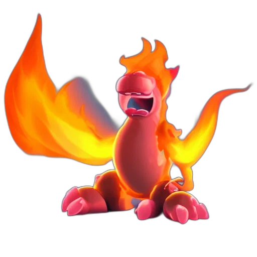 dragon, creature, animal, staff transparent PNG cut-out