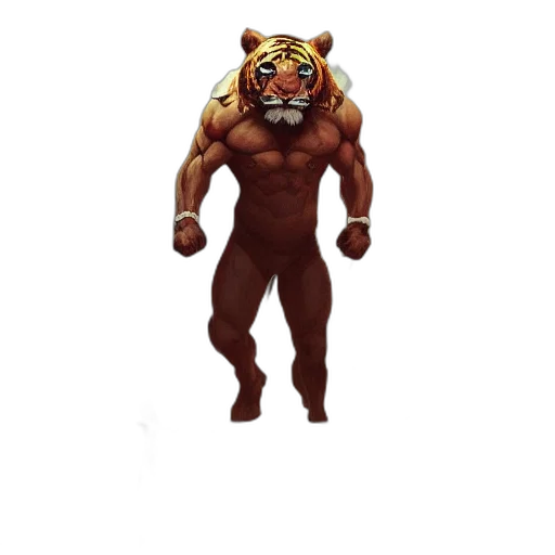 animal, creature, 3d render, concept art transparent PNG cut-out